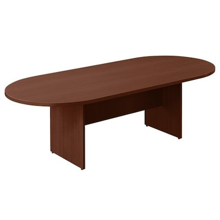 Lorell Prominence 2.0 Series Racetrack Conference Table TopMahogany LLRPRT4896MY